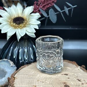 💜5 for $20! Vintage Coronet Mini Glass Toothpick Holder Decor Piece